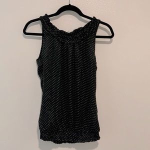 Romy black sleeveless blouse S